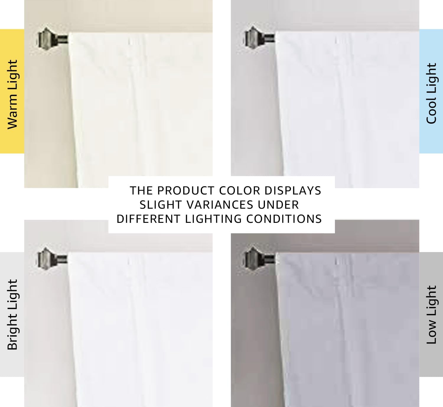 Pure White Thermal Tie Up Window Shade