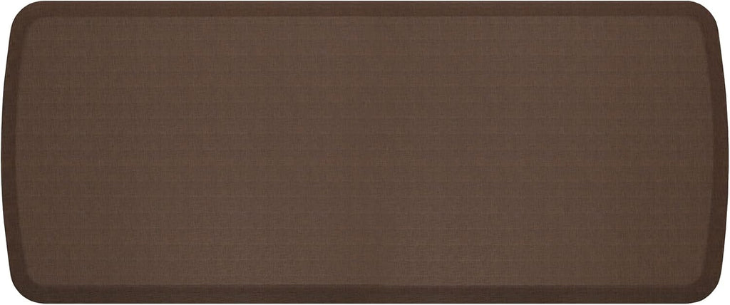 Linen Truffle Gel Foam Anti Fatigue Kitchen Runner Mat
