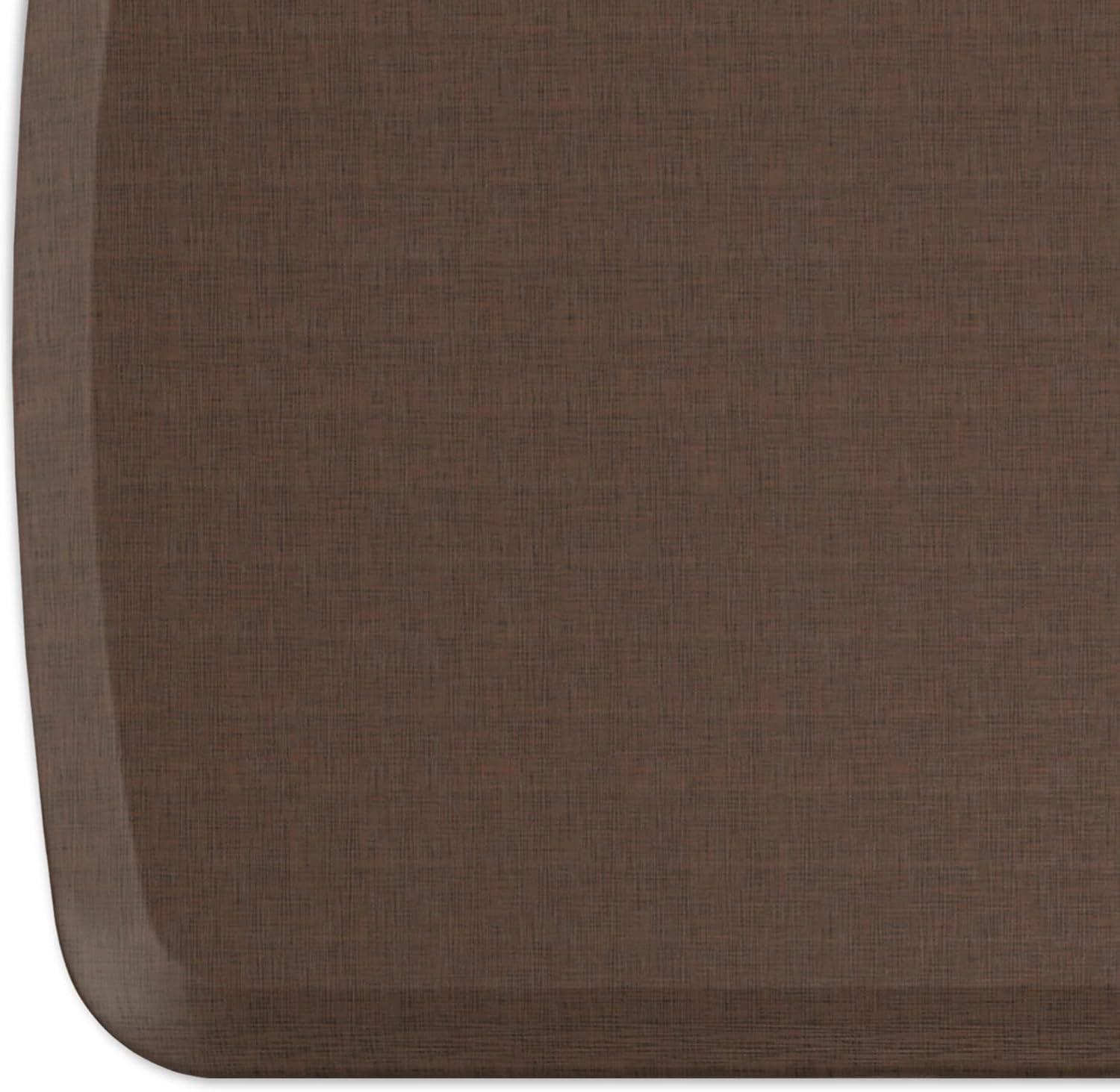 Linen Truffle Gel Foam Anti Fatigue Kitchen Runner Mat