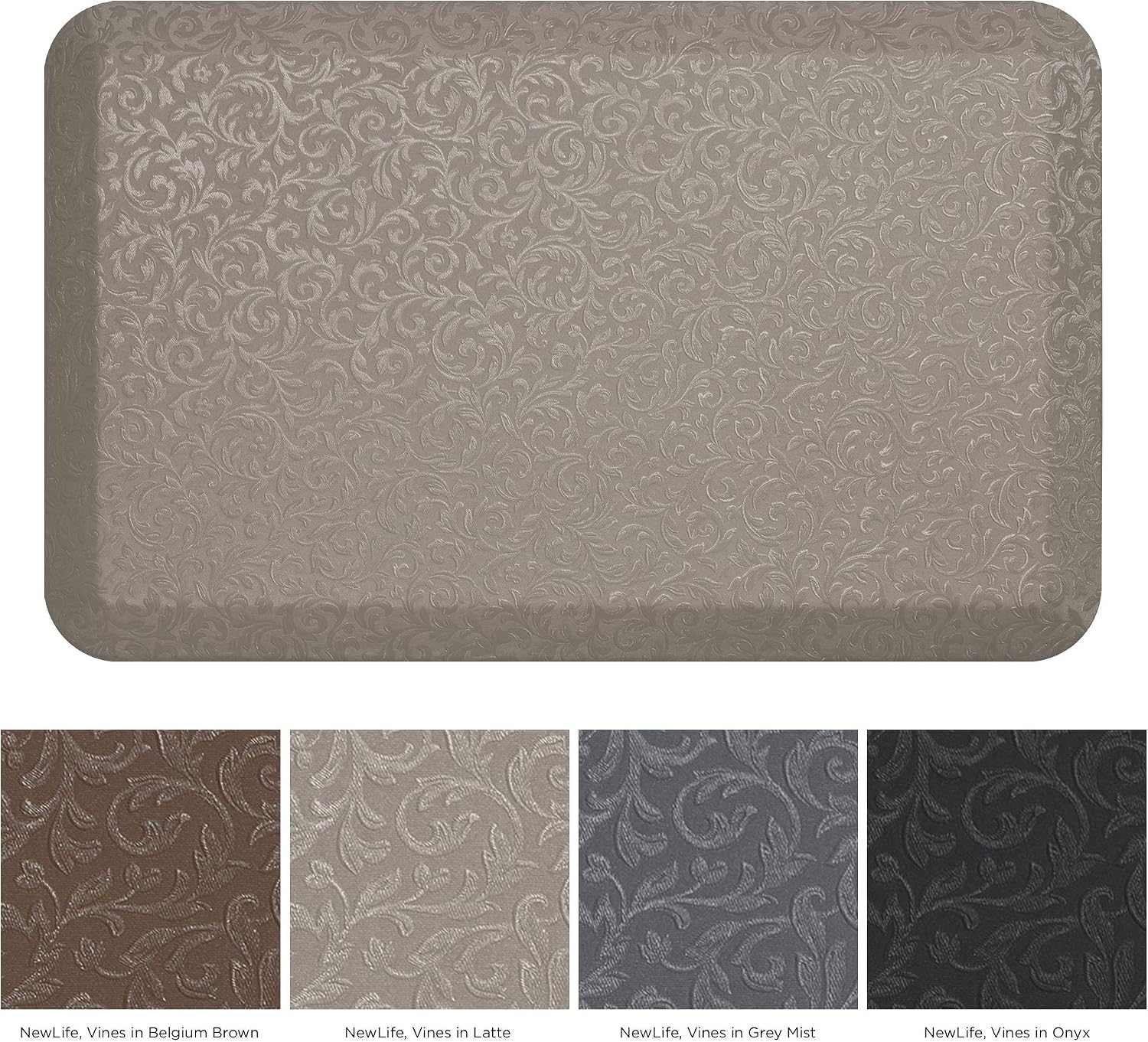 Midnight Bio-Foam Anti Fatigue Kitchen Office Mat