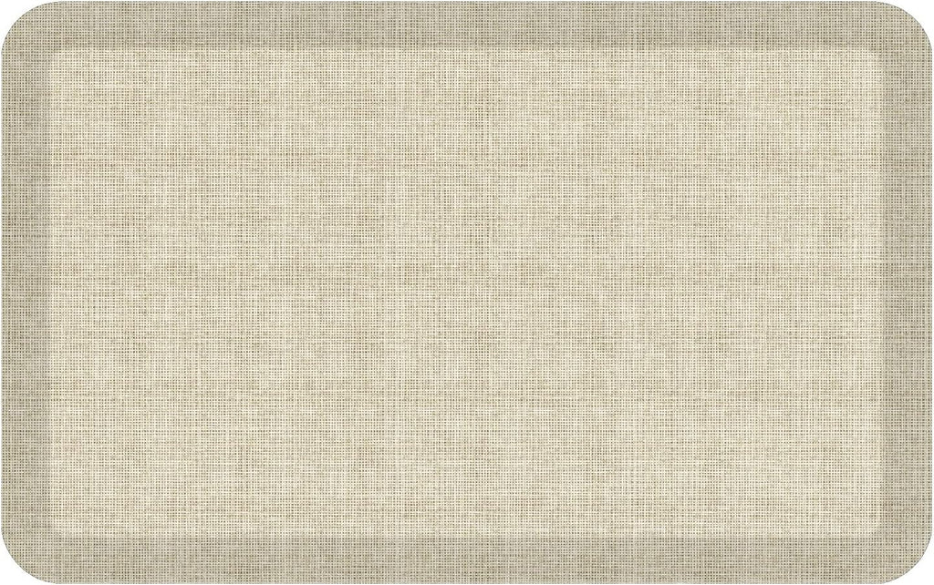 Antique White Tweed Ergo-Foam Anti Fatigue Kitchen Mat