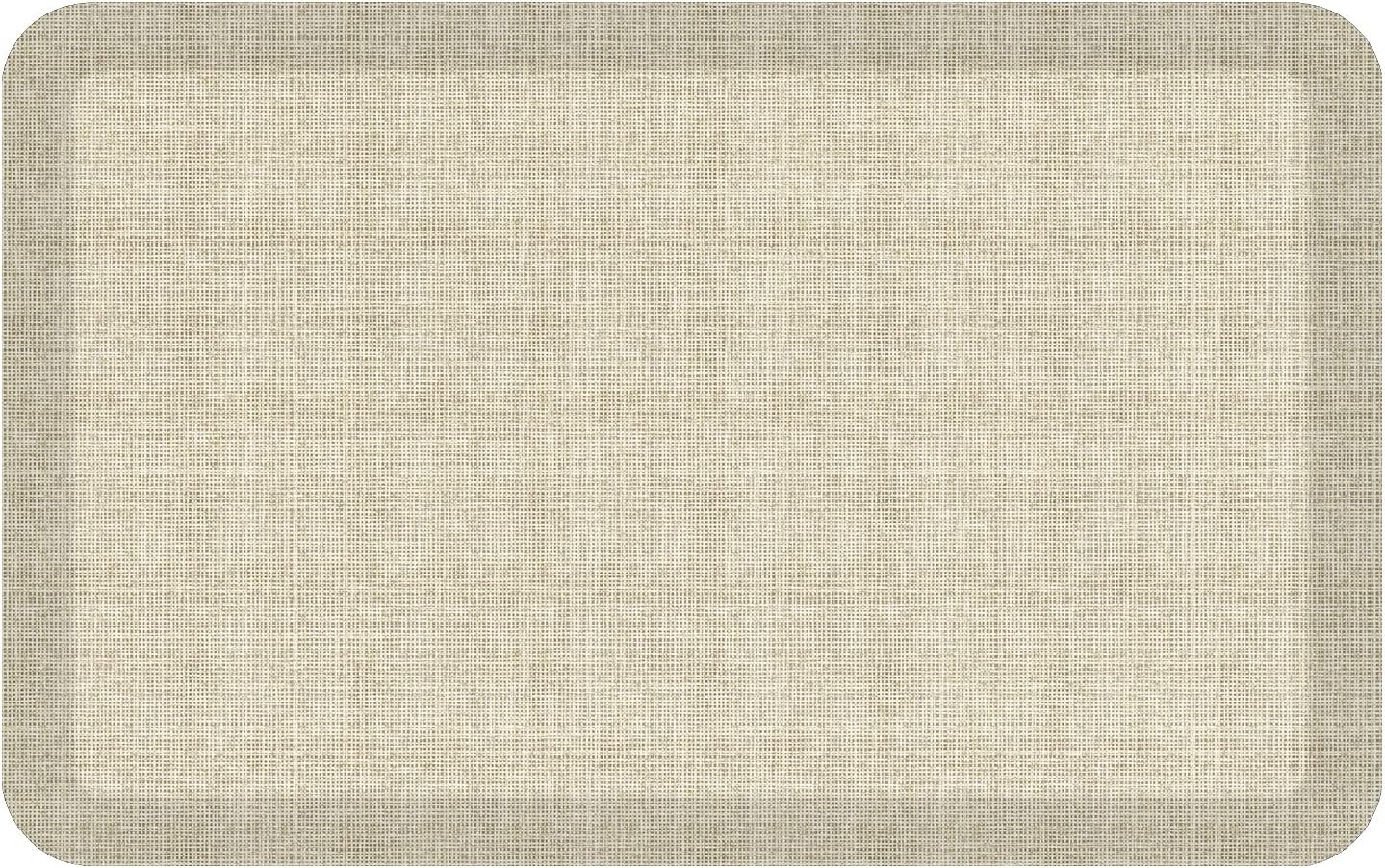 Antique White Tweed Ergo-Foam Anti Fatigue Kitchen Mat