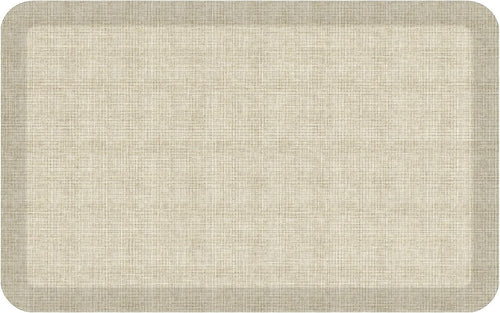Antique White Tweed Ergo-Foam Anti Fatigue Kitchen Mat