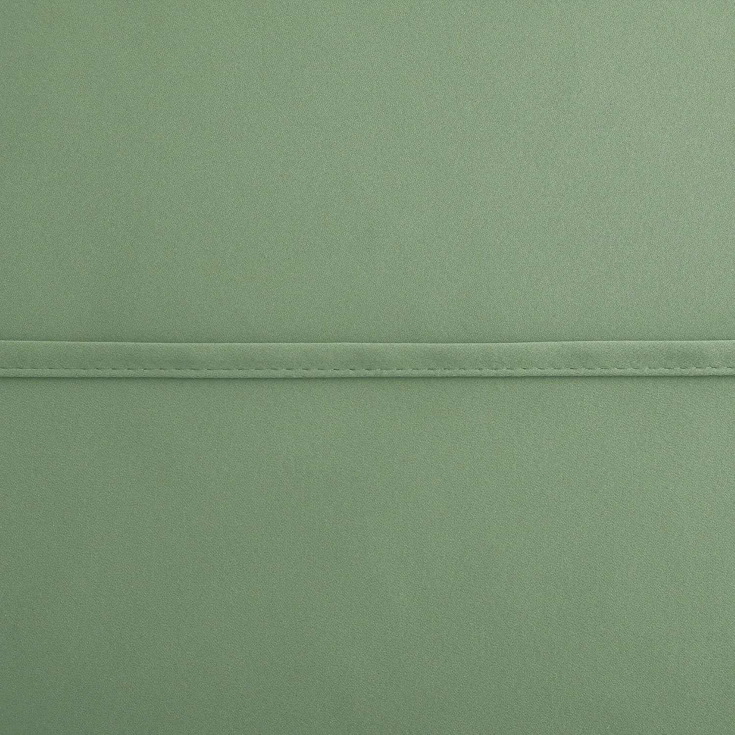 Sage Green Blackout Cafe Curtains 2 Pack