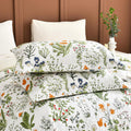 Floral Printed Cotton King Pillow Shams 2 Pack