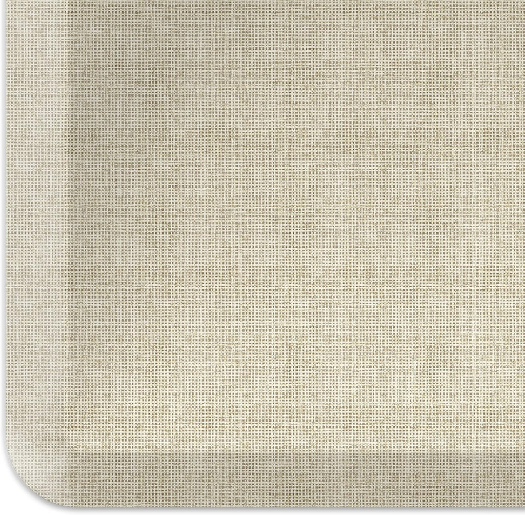 Antique White Tweed Ergo-Foam Anti Fatigue Kitchen Mat