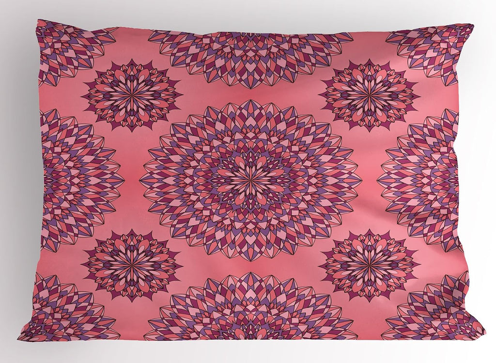 Pastel Ivory Abstract Wave Boho Pillow Shams 2 Pack