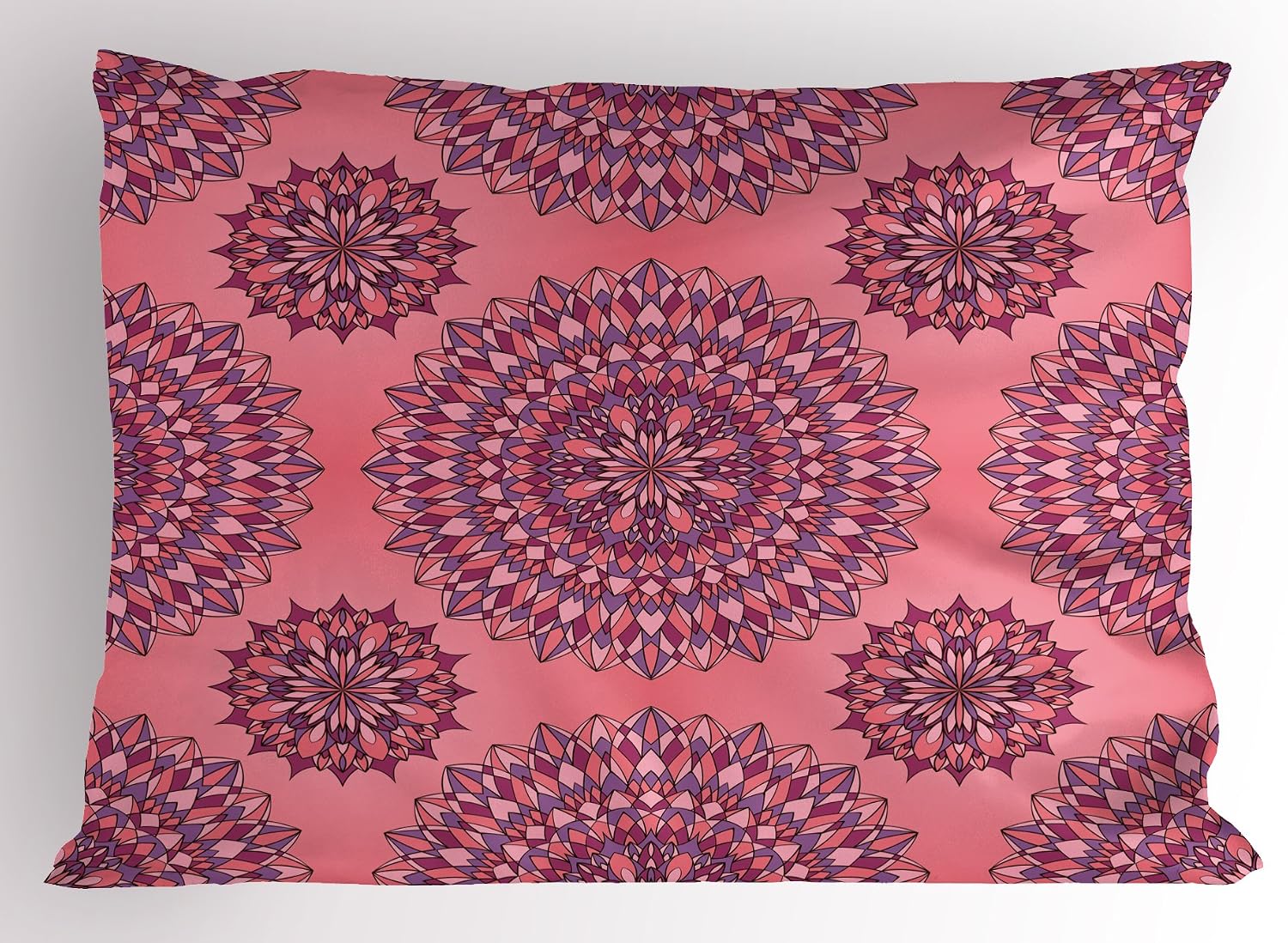 Pastel Ivory Abstract Wave Boho Pillow Shams 2 Pack