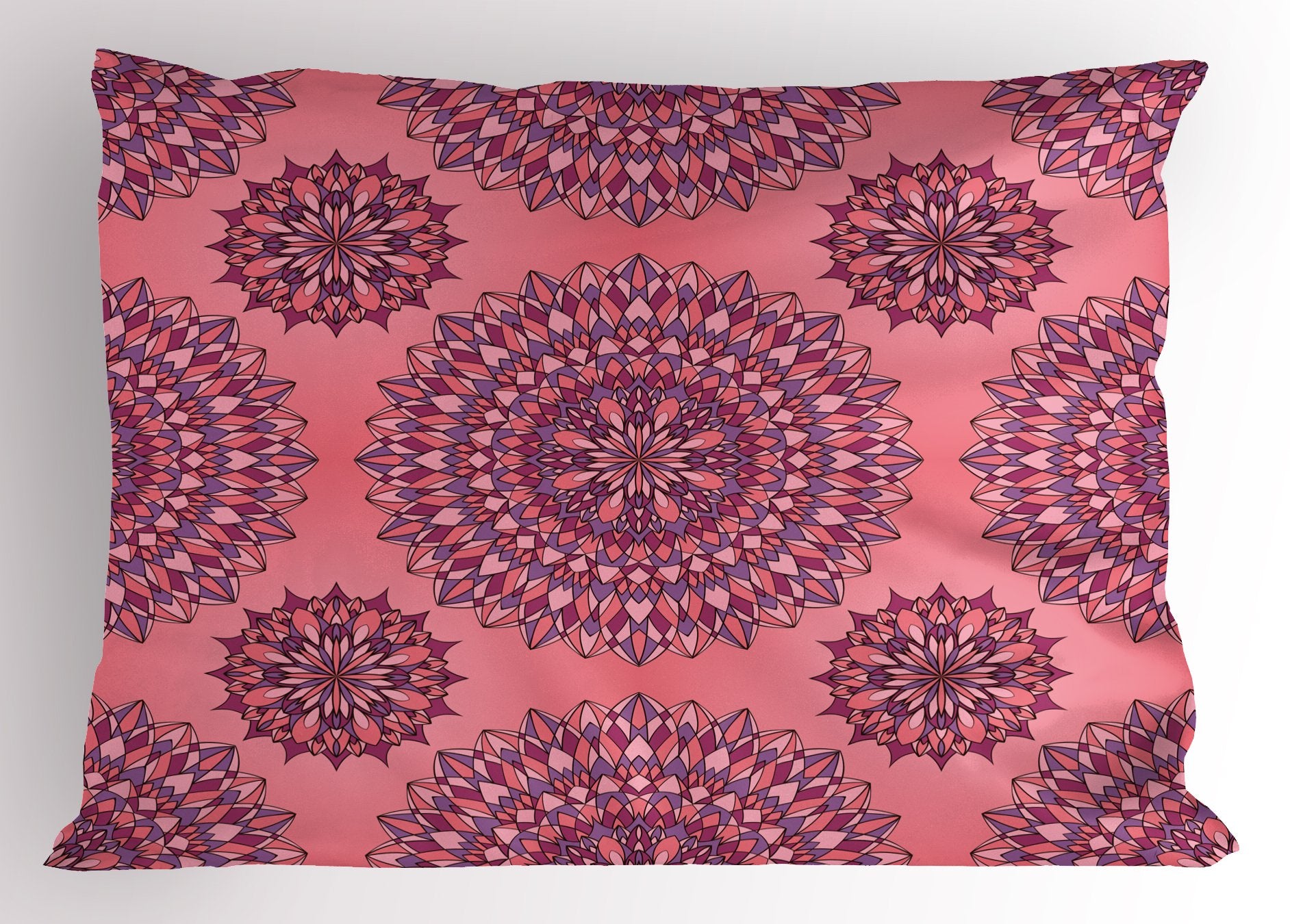 Pastel Ivory Abstract Wave Boho Pillow Shams 2 Pack