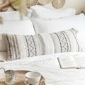 Cream Tufted Tassel Boho Lumbar Pillow Cover 1 Pack